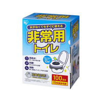 アイリスオーヤマ 非常用トイレセット 10g 100回分 FCE215R-BTS10-100