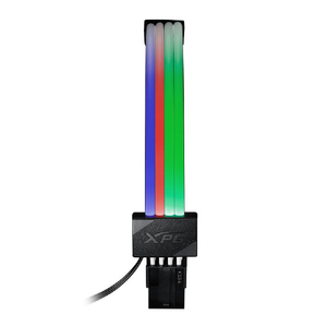 XPG ARGB12×2灯搭載・ATX 8pin電源延長ケーブル  2本セット ARGBEXCABLE-VGA-BKCWW-イメージ4