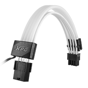 XPG ARGB12×2灯搭載・ATX 8pin電源延長ケーブル  2本セット ARGBEXCABLE-VGA-BKCWW-イメージ5