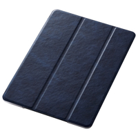 エレコム 10．2インチiPad(2019)フラップケース ネイビー TBA19RWVNV
