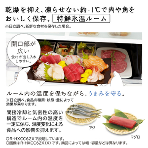 日立 500L 6ドア冷蔵庫 VWCタイプ ライトゴールド RVWC50XN-イメージ11