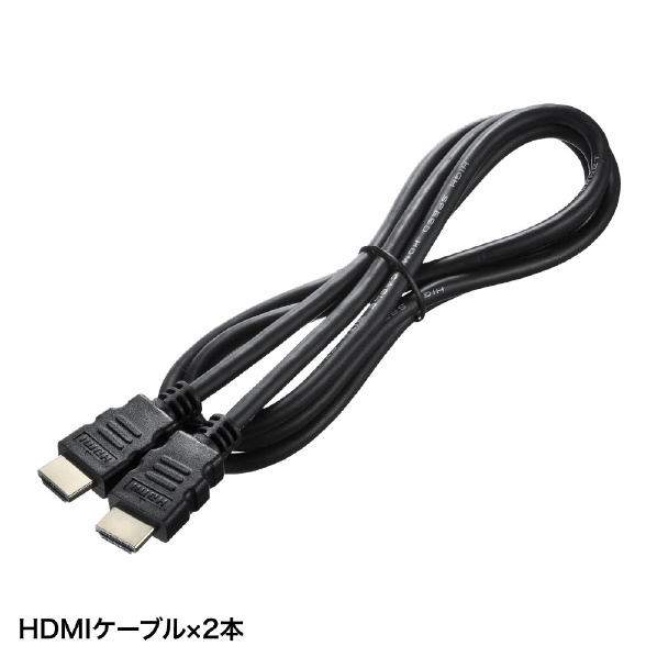 サンワサプライ ワイヤレス分配HDMIエクステンダー(2分配) VGA-EXWHD7N HDCP ディスプレイ 出力機器もHDCPに対応している必要があります 対応 19pin メス×1 1×H2 1×D5 9cm