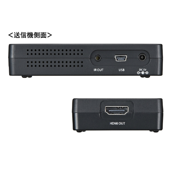 サンワサプライ ワイヤレス分配HDMIエクステンダー(2分配) VGA-EXWHD7N HDCP ディスプレイ 出力機器もHDCPに対応している必要があります 対応 19pin メス×1 1×H2 1×D5 9cm