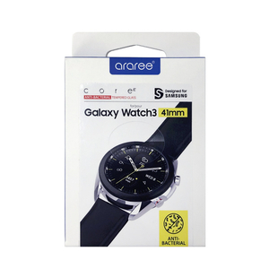 araree Galaxy Watch 3 41mm用SUB CORE GLASS 抗菌液晶保護フィルム AR20492GW-イメージ3