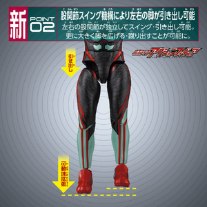 バンダイ 仮面ライダーアクションフィギュア ロードスリー KRAFﾛ-ﾄﾞｽﾘ--イメージ7