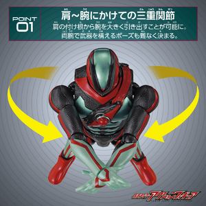 バンダイ 仮面ライダーアクションフィギュア ロードスリー KRAFﾛ-ﾄﾞｽﾘ--イメージ8