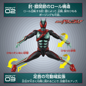 バンダイ 仮面ライダーアクションフィギュア ロードスリー KRAFﾛ-ﾄﾞｽﾘ--イメージ9