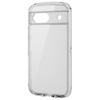 エレコム Google Pixel 8a用TOUGH SLIM LITE オールクリア ストラップホールシート付 クリア PM-P241TSLACR