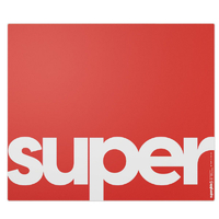 Pulsar Superglide3 Glass Mousepad Type-S XLサイズ Red SGPXLR3S
