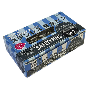 サンケーキコム ステンレス安全ピン NO.0 23mm 100本 F174756-AN-0S-イメージ1