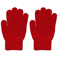 おたふく手袋 のびのび手袋 レッド FCE362Z