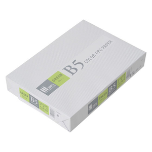 APP カラーコピー用紙 グリーン B5 500枚 F373690-CPG004-イメージ1