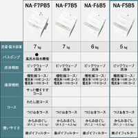 パナソニック NA-F5B5-H 全自動洗濯機 洗濯・脱水容量5kg ライトグレー