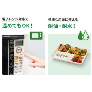 パックスタイル バガス容器 WB弁当 23-17E ラミ 本体 50枚 FC322SH-00653878-イメージ7