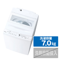 東芝 全自動洗濯機(インバーター洗濯機) ZABOON ピュアホワイト AW-7DH6(W)