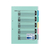 コクヨ カラー仕切カード(ファイル用) B4タテ 5山 2穴 10組 F817573-ｼｷ-62-イメージ1
