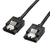 アイネックス ラッチ付 シリアルATAラウンドケーブル SATR-3103BK-イメージ1