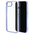 ラスタバナナ iphone17e/16e用 aurora ﾊｲﾌﾞﾘｯﾄﾞｹｰｽ tpu×pc パープル×クリア 8662IP5EHPPU