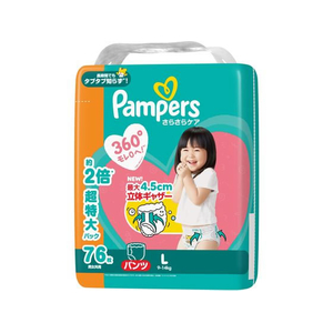 Ｐ＆Ｇ パンパース さらさらケアパンツ メガジャンボ L 76枚 FCE926S-イメージ1