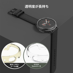 araree Galaxy Watch Active 2 40mm用ハードクリアケース Nu:kin AR20494GW-イメージ12