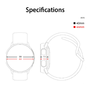 araree Galaxy Watch Active 2 40mm用ハードクリアケース Nu:kin AR20494GW-イメージ17
