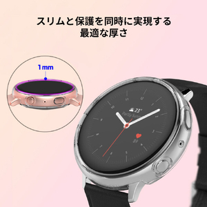 araree Galaxy Watch Active 2 40mm用ハードクリアケース Nu:kin AR20494GW-イメージ8