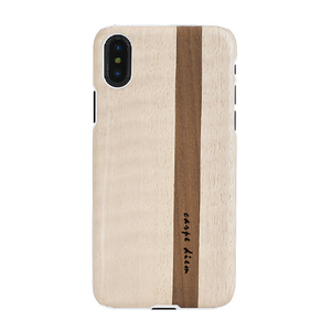 Man & Wood iPhone XS/X用天然木ケース Papiro I10494I8-イメージ1