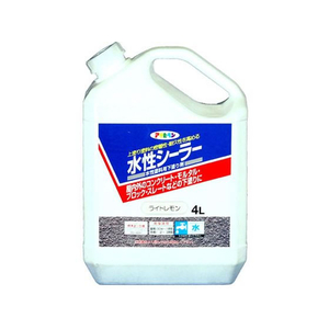アサヒペン 水性シーラー 4L ライトレモン FC256PP-イメージ1