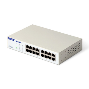 エレコム Giga対応16ポートスイッチ(金属筐体/電源内蔵) ホワイト EHC-G16MN2-HW-イメージ1