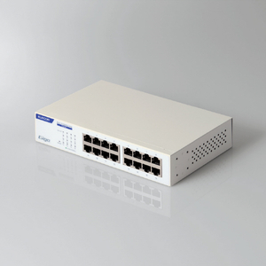エレコム Giga対応16ポートスイッチ(金属筐体/電源内蔵) ホワイト EHC-G16MN2-HW-イメージ2