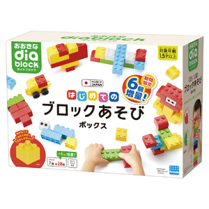 カワダ おおきなダイヤブロック はじめてのブロックあそび ボックス(増量版) オオキナダイヤブロツクアソビボツクスZ カワダ おおきなダイヤブロック はじめてのブロックあそび ボックス(増量版) オオキナダイヤブロツクアソビボツクスZ