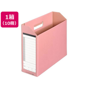 プラス ボックスファイル/A4/ダンボックス/ピンク/87-532 10冊 FCC5103-87532/BF10A4100-イメージ1