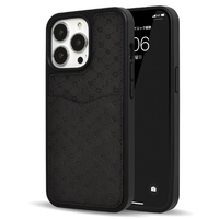 エム・ディー・シー iPhone 13 Pro用new balanceカード収納付背面ケースモノグラムBL MD-74904-1