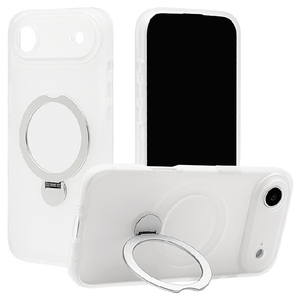 ラスタバナナ iPhone Air用ZEROSAFE 極 回転スタンド 磁力充電対応 フロストホワイト 9071IP5CZSFWH-イメージ1