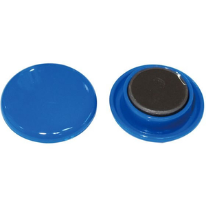 ミツヤ カラーマグネット 30mm 青 10個×5 FC080SJ-BX2-CM30BU-イメージ2