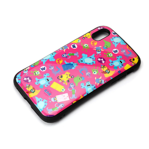 PGA iPhone XR用 ハイブリッドタフケース モンスターズ・インク/ピンク PG-DCS495MOI-イメージ1