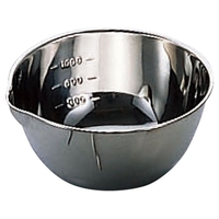 TKS 18-8 目盛付 片口ボール 15cm 手無 15cm150mm75mm FCL5021-006003003