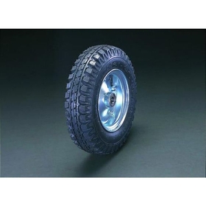 エスコ 車輪 空気入 スティールリム ベアリング 420×115mm FCY9530-EA986MX-420-イメージ1