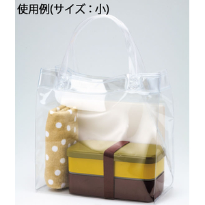 エスコ 350×150×350mm トートバッグ(透明／中) FCJ603M-EA927SF-112-イメージ2
