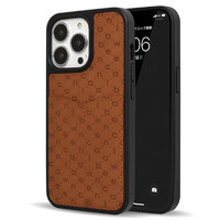エム・ディー・シー iPhone 13 Pro用new balanceカード収納付背面ケースモノグラムBR MD-74904-2