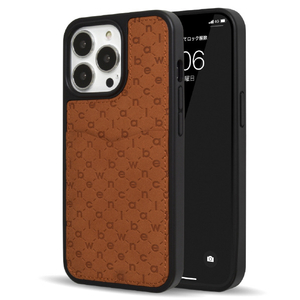 エム・ディー・シー iPhone 13 Pro用new balanceカード収納付背面ケースモノグラムBR MD-74904-2-イメージ1