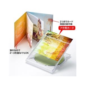 サンワサプライ 2つ折りインデックスカード（薄手・つやなしマット） JP-IND8N-イメージ2