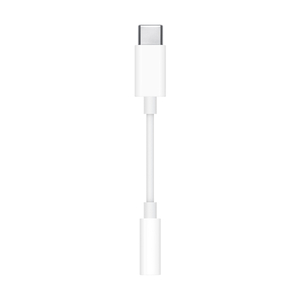 Apple USB-C - 3．5 mmヘッドフォンジャックアダプタ MU7E2FE/A-イメージ1