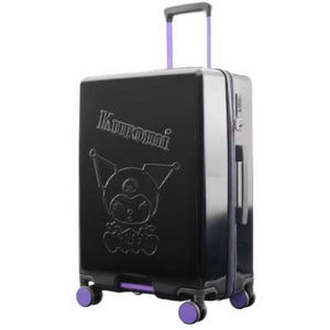 K.K物産 KK963Mｸﾛﾐ SANRIO スーツケース M クロミ ブラック|エディオン