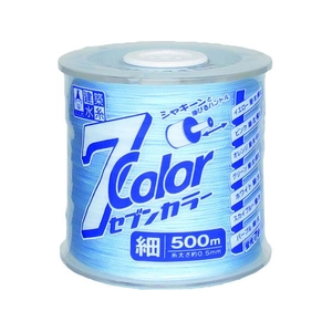たくみ 7COLOR 細 スカイブルー 500M 蛍光スカイブルー500約0.5ナイロン FC188JN-7515413-イメージ1
