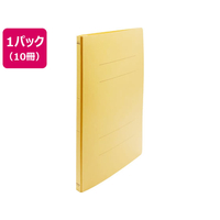 Forestway フラットファイルライト A4タテ とじ厚15mm 黄 10冊 FCE922U-FRW-213287