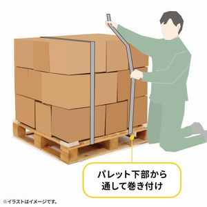 サンワサプライ パレット荷締めベルト(6m×2本入り) FCE223S-QL-E103-イメージ3
