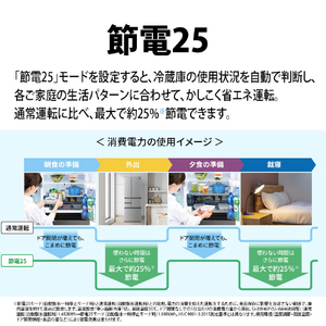 SHARP 【両開き】455L 冷蔵庫 プラズマクラスター冷蔵庫 スムースダークグレー SJ-XW46R-H-イメージ14