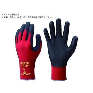 SHOWA/ニトリルゴム背抜き手袋 NO380R ブレスグリップtypeR FCA958R-4708504-イメージ1
