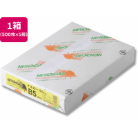 北越コーポレーション ニューファインカラー B5 イエロー 500枚×5冊 FCD019R